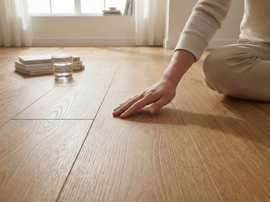 lantai kayu atau SPC Flooring