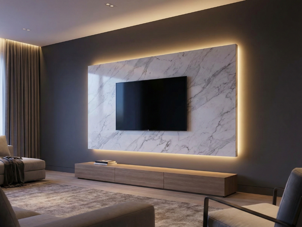 gambar Floating Board dengan Hidden LED