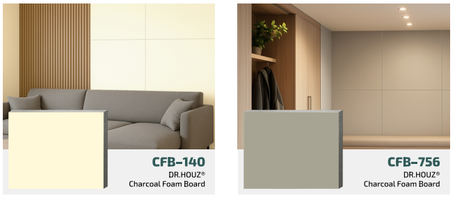 gambar wallboard motif polos DR.HOUZ