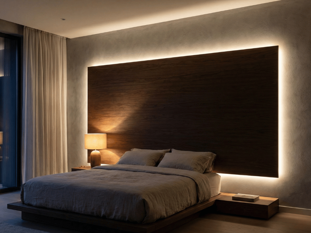 foto wallboard kamar tidur