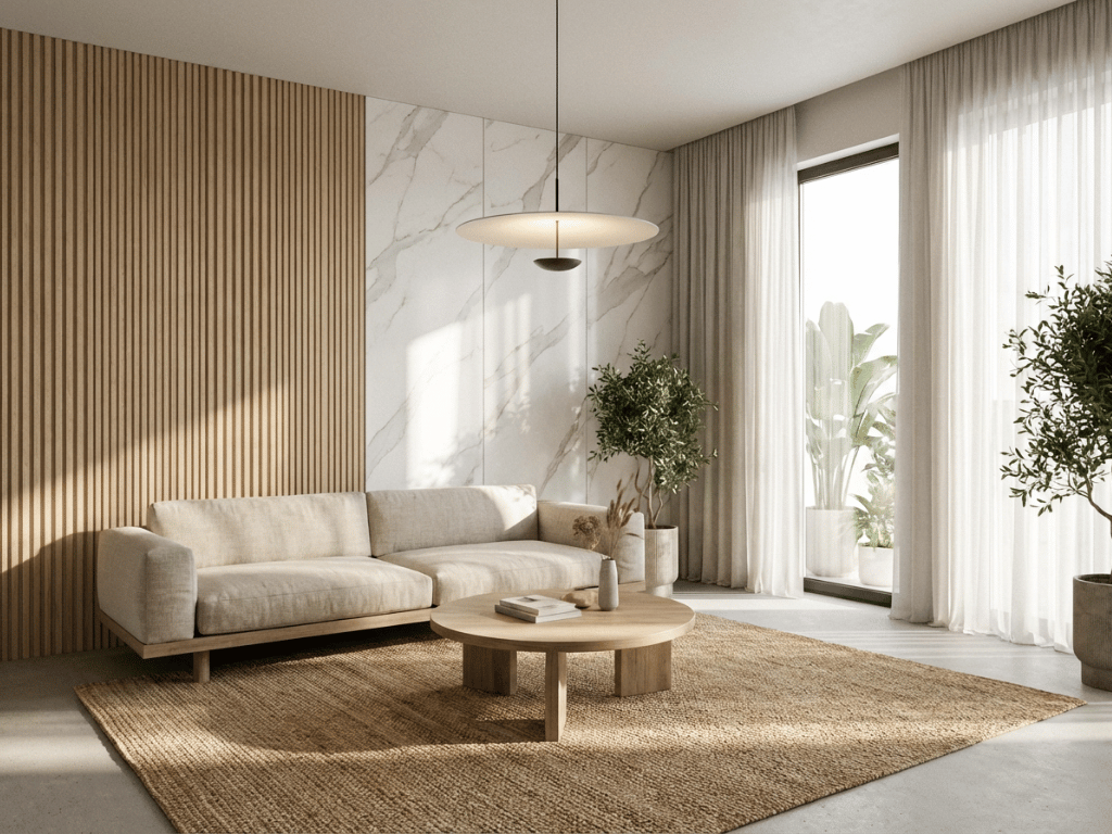 kombinasi wall panel dan wallboard