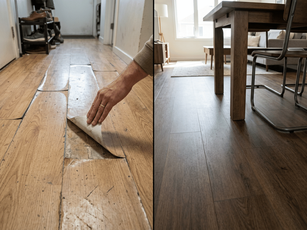 perbedaan vinyl stiker dan spc flooring