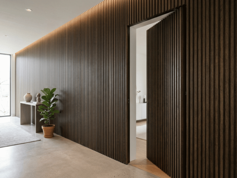 pintu kamuflase dengan wall panel