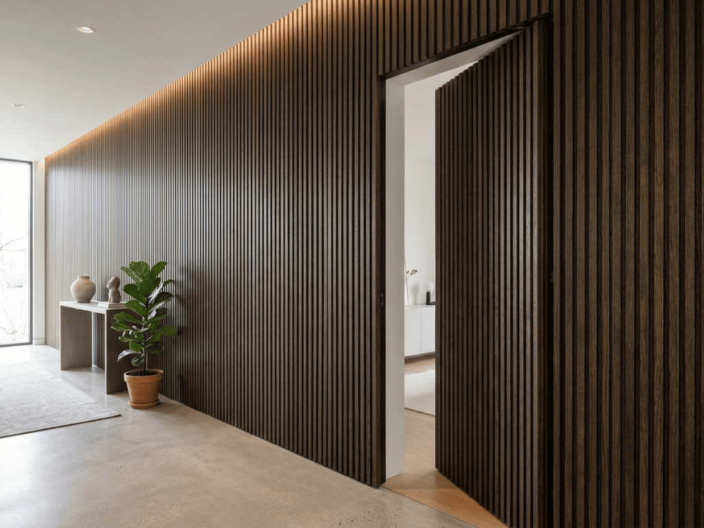 pintu kamuflase dengan wall panel