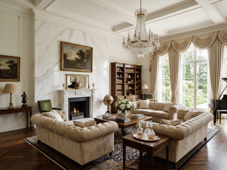 interior rumah old money