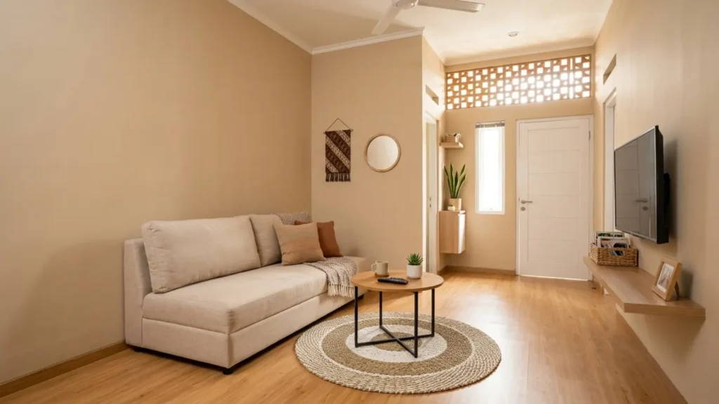 Interior rumah subsidi tipe 30/60