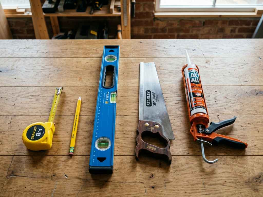 memasang panel dinding sendiri dan alat yang perlu disiapkan