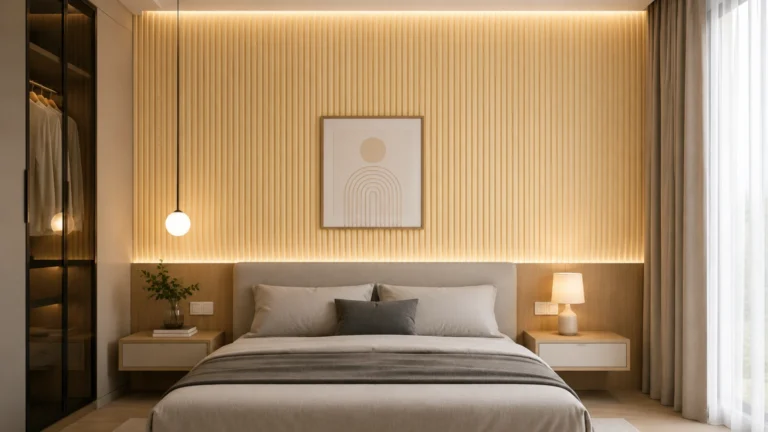 Kamar Tidur yang menggunakan wall panel