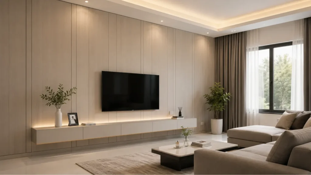 Motif Wall Panel UPVC Polos