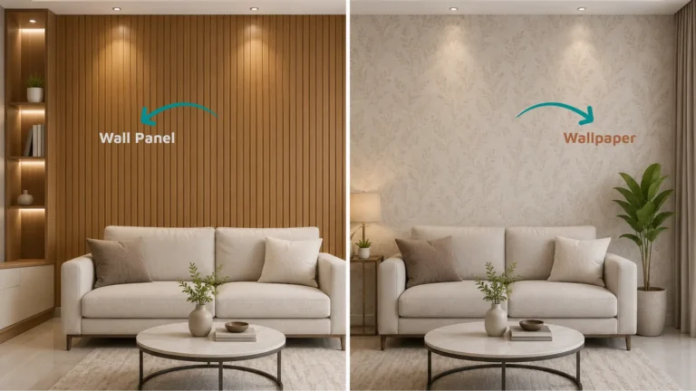 Wall Panel UPVC vs Wallpaper