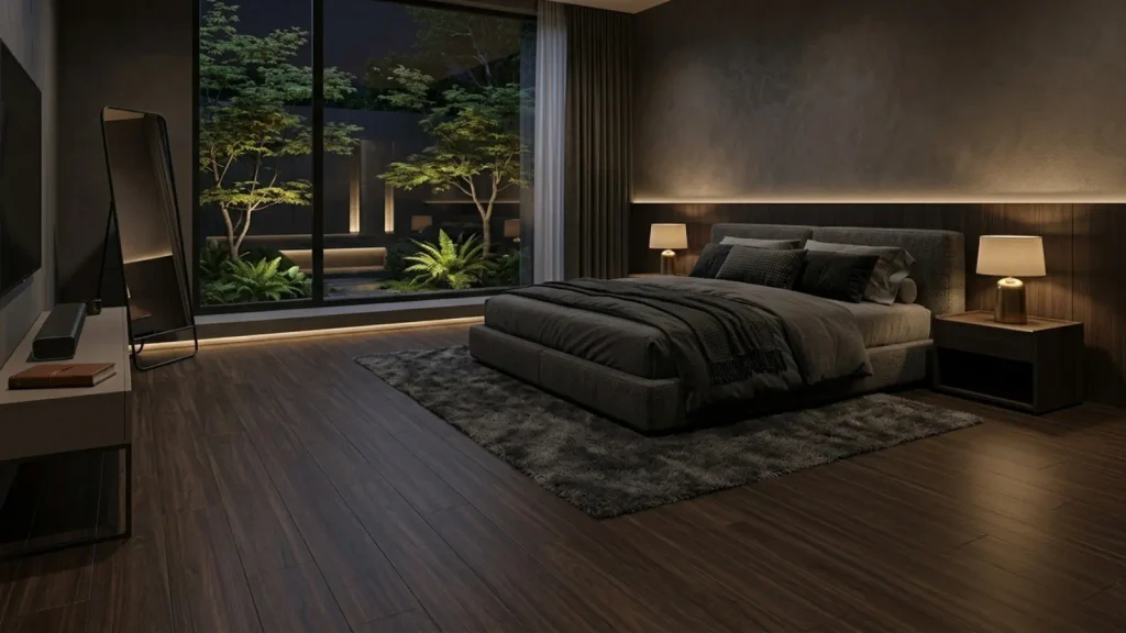 Ruang kamar dengan motif spc berkualitas