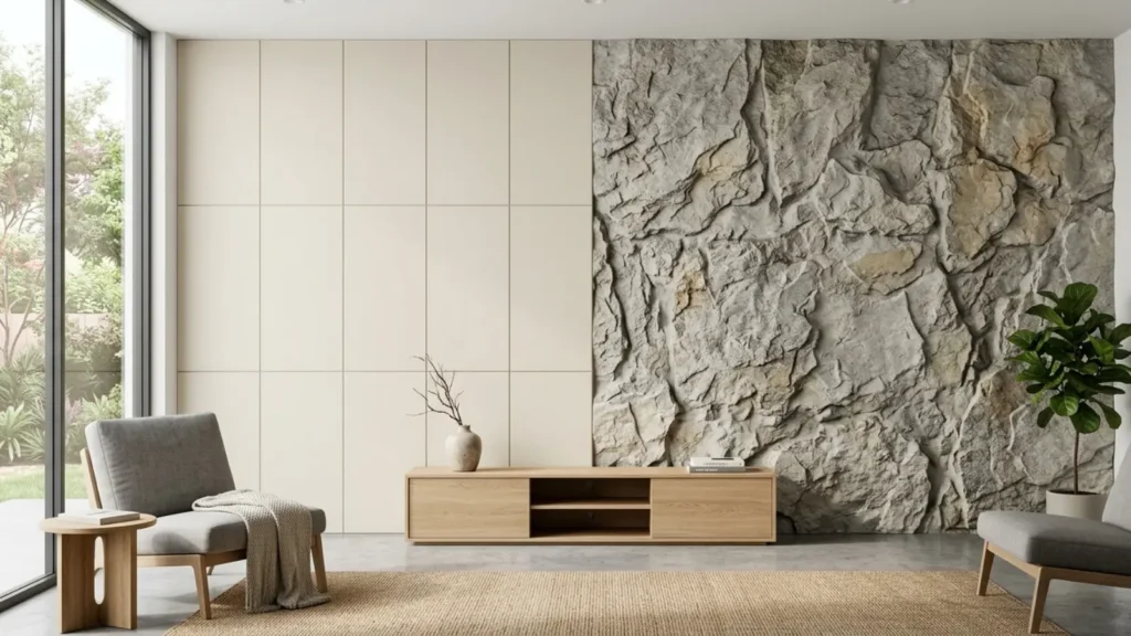 Charcoal Foam Board vs PU Stone