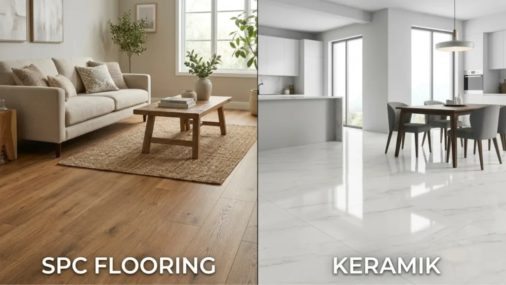 SPC Flooring vs Keramik