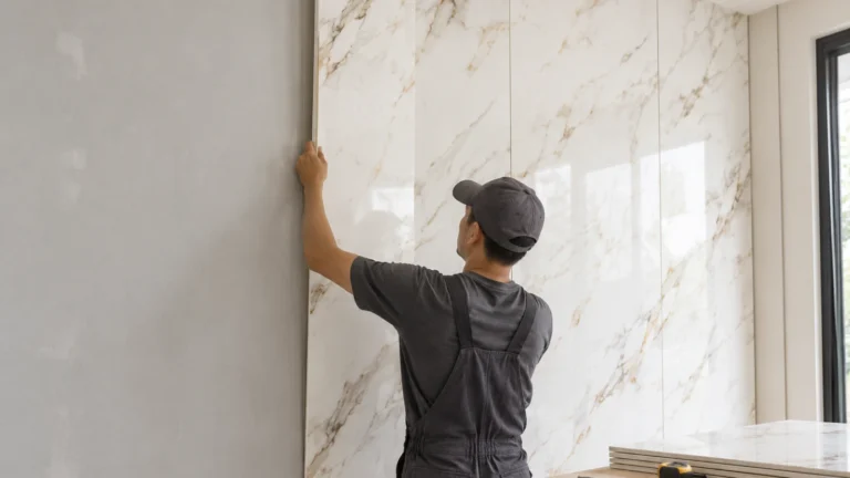 charcoal foam board di atas cat lama