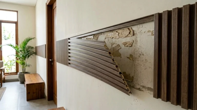 penyebab wall panel terlepas dari dinding