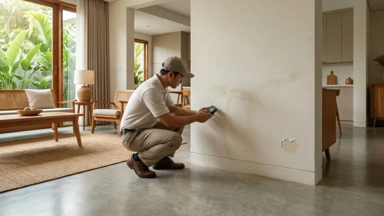 Dinding lembap yang tidak cocok untuk wall panel